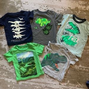 Bundle of dinosaur tshirts